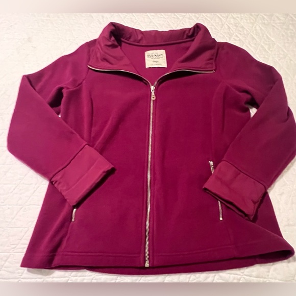 Old Navy Fleece zip up jacket Size Large - Picture 1 of 8